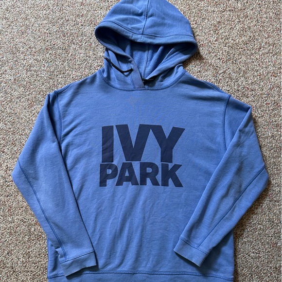 IVY PARK Sky Blue Knit Hoodie - Picture 1 of 4